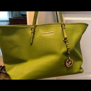 Michael Kors Lime Green Tote - Perfect for Summer